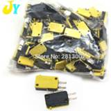 👉 Switch 100pcs 3pin Microswitch 4.8MM Terminal Micro For Arcade game Happ Style Push Button DIY joystick Parts