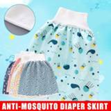 Pamper baby's Comfy Childrens Diaper Skirt Shorts 2 in 1 Waterproof Leak-proof Washable Baby Kid Pants ALS88