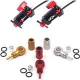 👉 Bike MTB Bicycle Hydraulic DiscTubing Set Five-wire Body Olive Head Brake Accessories