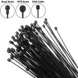 👉 Bike 3PCS Bicycle Shift Cables Mountain Road Shift/Brake Inner Cable Derailleur Front Rear Coated Shifting