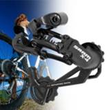 👉 Bike zwart STO SRAM X4 Rear MTB Mountain Mech Derailleur 8 Speed In Black Long WPU