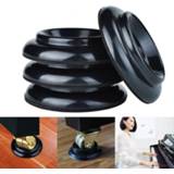 👉 Piano 4Pcs Mats Upright Caster Cups Solid Furniture Non-Slip Anti-noise