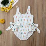 👉 Bikini baby's meisjes kinderen Toddler baby girl ice cream print swimwear one piece swimsuit for kids children bathing suit