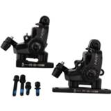 👉 Bike ENLEE Road Disc Brake Caliper 140 160 mm Double Mechanical Line Pull Flat Front Rear Clamp Set G2 Rotors Disk Bicycle