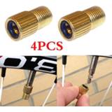 👉 Bike 4Pcs/Set Bicycle Wheel Tire Covered Protector Road MTB French Tyre Dustproof Presta Valve Cap Accessories