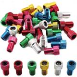 Bike 5Pcs Aluminum Bicycle Valve PRESTA to SCHRADER Converter Car Adapter Tube Pump Air Compressor Tools