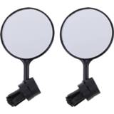 👉 Bike 2Pcs Bicycle Mirror Handlebar Rearview Wide Angle 360 Degree Rotate For Mountain Cycling Accessories