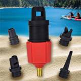 👉 Compressor New Car Air Valve Adapter Vehicle Pump Adaptor For Inflatable Mattress Bed Boat Canoe Kayak