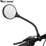 👉 Bike alloy WEST BIKING 1Pcs Mirror Handlebar Rearview Bicycle Accessories Aluminum Mountain Road Cycling Rear View