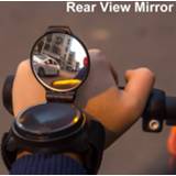 👉 Bike Safety Rearview Mirror 360 Degree Adjustable Cycling Rear View Wrist Band Bicycle Wearable Vie