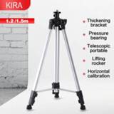 👉 Tripod KIRA 1.2M/1.5M Laser Level Adjustable Height Thicken Aluminum Stand For Self leveling