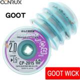 👉 Make-up remover Original Goot Wick Soldering Accessory Braided Copper Wire Desoldering BGA Solder CP1515 CP2015 CP2515 CP3515