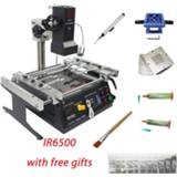 👉 Moederbord IR6500 BGA Rework Station kits 2 zones infrared 2300W Repair Soldering for Motherboards Mobile Phone Chip PCB Machine