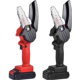 👉 Bezel Mini Chainsaw 4 Inch Upgrade Cordless Electric Chain Saw With Light Protection One Hand Pruning Shears