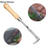 👉 Make-up remover steel mannen Weed Stainless Manual Crack Weeder with Wooden Handle for Garden Lawn Yard Patio Crevice Weeding Machete Tool