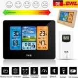 👉 Thermometer Digital Hygrometer Wireless Weather Station Alarm Clock Night Light Indoor Outdoor LCD Display Temperature Meter