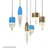 👉 Hanger Modern fish floating pendant lights Nordic design Water Droplets glass Hanging lamp restaurant DIY decor LED lighting fixtures