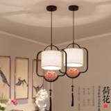 👉 Hoofdlamp New Chinese light bedroom bedside dinging room chandelier lamp tea corridor restarautant hotel headlight