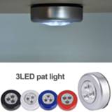 Wardrobe LED Mini Touch Light Night Lights Wireless Cabinet Outdoor Car Lamp Hanging Wall Lamps Kitchen