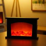 👉 Ornament Led USB Flame Lantern Lamps Simulated Fireplace AA Battery Courtyard Room Decor Effect Night light Bulb Christmas