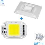 👉 Lens Dimmable LED COB Chip Lampshade Reflector Grow Light Full Spectrum Smart IC 50W 30W 20W AC 220V Beads DIY Floodlight