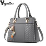 👉 Fashion Women Handbags Tassel PU Leather Totes Bag Top-handle Embroidery Crossbody Bag Shoulder Bag Lady Simple Style Hand Bags