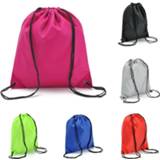 Backpack small String Drawstring Back Pack Cinch Sack Gym Tote Bag School Sport Shoes Pocket /BL1