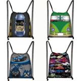 👉 Backpack vrouwen kinderen Cool Car / Van Print Drawstring Bag Women Men Travel Bags Teenager Fashion Ladies Storage Kids Bookbag