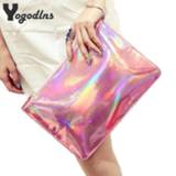 👉 2020 Fashion torebki damskie ladies Envelope Clutches bags Laser women bags Designer clutch bag