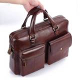 👉 Handtas leather large Men Genuine Handbag Business Travel Messenger Bag Male Laptop Men's Documents Crossbody Shoulder