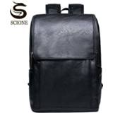 👉 Backpack PU large jongens Hot Men Top Backpacks School Bags for Teenagers Boys Capacity Laptop Fashion Travel