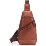 👉 Schoudertas leather cowhide High Quality Men Genuine Vintage Sling Chest Back Day Pack Travel Fashion Cross Body Messenger Shoulder Bag