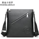 👉 Mens bag zwart leather cowhide small mannen FEIDIKABOLO Genuine Bags Male Black Crossbody Men's Messenger Shoulder Men Man