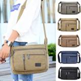 Business tas canvas Outdoor Leisure Retro Bag High Capacity Simple Version Shoulder Diagonal Package For Men Men's Big