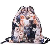 Backpack 3D Print Drawstring Cute Cats Cinch Sack Rucksack Shoulder Bags Gym Bag