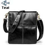 👉 Schoudertas PU leather small mannen Shoulder bag Mens Business Man Vintage Brand Messenger Casual Male bolsa Classic Plaid Design