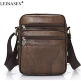 👉 Messenger bag leather New Men bags luxury genuine designer high quality shoulder casual zipper office for