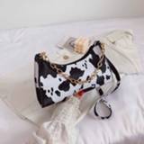 Handtas PU leather small vrouwen Fashion Cow Printed Crossbody Bag Women Chain Shoulder Messenger Handbag Female Street Money Pouch