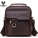 👉 Crazy Horse Leather Men Messenger Bags New Fashion Business Casual Crossbody Leather Male Shoulder Bag Large Capacity Sling Sac