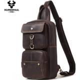 👉 Messenger bag leather New Men Chest Crazy Horser Genuine High Quality Outdoor for Male Bags Short Trip