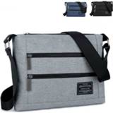 👉 Messenger bag Fashion Oxford Men's Shoulder Business Briefcase Casual Handbag Multifunction cross body Horizontal bags