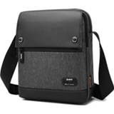 👉 Schoudertas zwart Brand Business Men Bag Shoulder Casual Crossbody iPad Mens Messenger Classic Black bolsas male