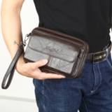 👉 Men's Clutch Bags for men Genuine Leather Hand Bag Male Long Money Wallets Mobile Phone Pouch Women Party Clutch Coin Purse 2018