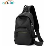 👉 Messenger bag small OKKID anti theft travel sling chest men bags waterproof mini outdoor sports pack with earphone jack