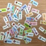 👉 Water bottle 100Pcs Name Tag Sticker Customize Stickers Waterproof Personalized Labels Children School Stationery Pencil