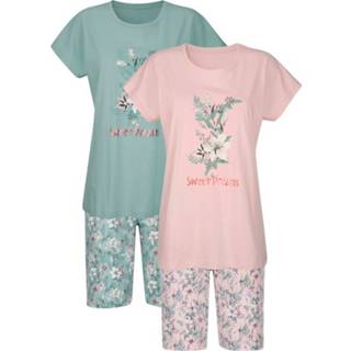 👉 Blauw oudroze katoen vrouwen roze Shortama's per 2 stuks Blue Moon 4055705347062