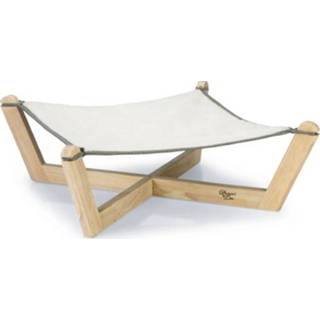 👉 Grijs hout Designed by Lotte Gaia - Kattenhangmat 51x51x18,5 cm