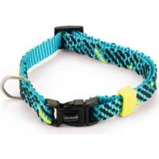 👉 Halsband blauw nylon Beeztees Memphis - Hond Licht 20-30cmx10mm