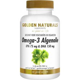 👉 Algen olie gezondheid voedingssupplementen Golden Naturals Omega 3 Algenolie Capsules 60st 8718164646768