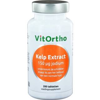 👉 Kelp Extract (150 μg jodium) 200 tabletten 8717056140216